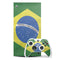 Brazil Flag Distressed Xbox Series X Skins